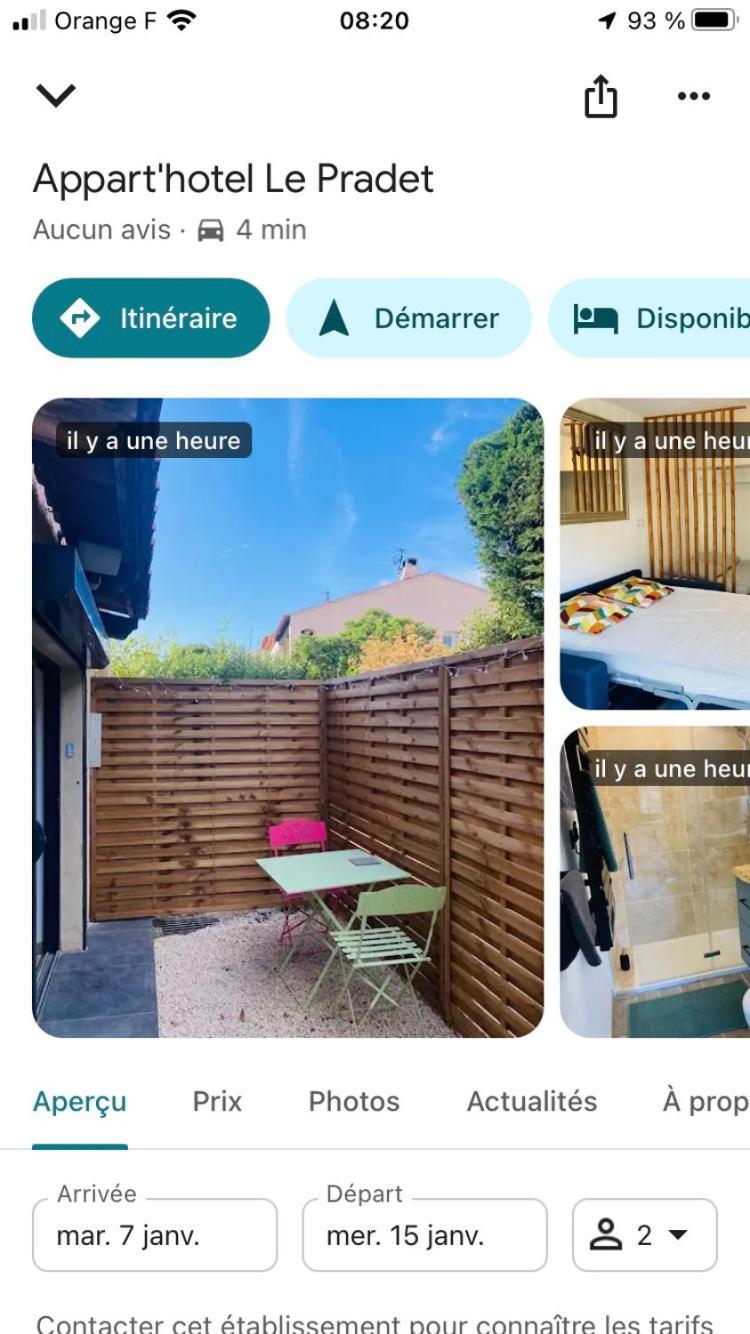 Appart'Hotel Au Pradet Le Pradet Dış mekan fotoğraf